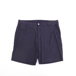 Infinity Mens Performance Shorts Navy Blue Linearflex Stretch Size 38
